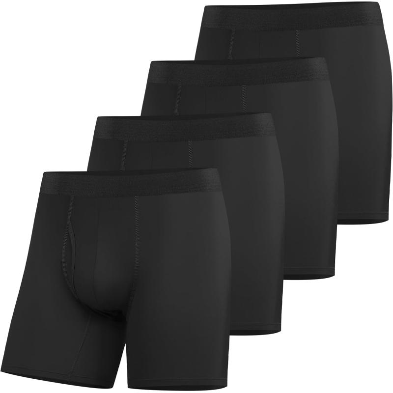 Natural Feelings Athletic Mens Underwear Boxer Briefs for Men pack 2-4 ...